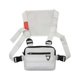 thumbnail image 1 of Bolsa de pecho impermeable Advancent de tela Oxford ajustable para deportes al aire libre Blanco, 1 of 6