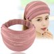 thumbnail image 1 of Mascarilla para lavarse la cara Cabello blanco Sombreros para cabello quebrado Banda para el cabello de ala ancha Estampado para cabello negro Sombreros de verano Accesorios para el cabello, 1 of 2