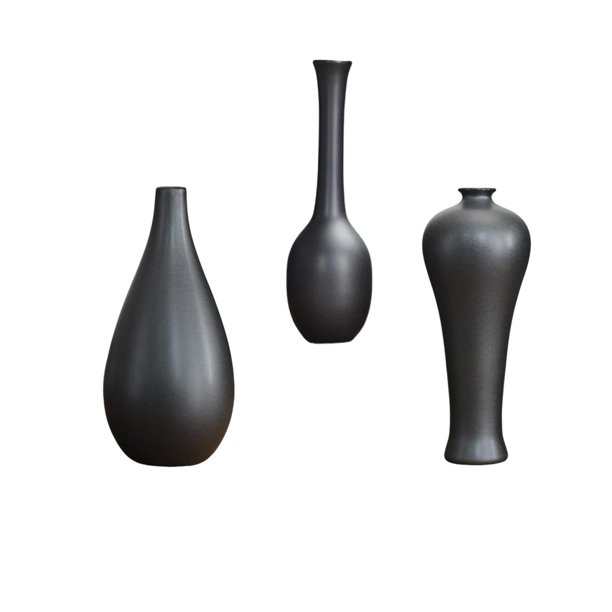 3 Uds Florero de Cerámica Escultura Centros de Mesa Jarrones de Escritorio de Oficina Estilo B Macarena florero de cerámica