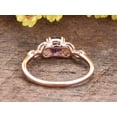 thumbnail image 3 of 2.10Ct Round Cut Simulated Amethyst Women's Engagement Gift Ring 14K Yellow Gold Plated, 3 of 4