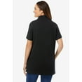 thumbnail image 2 of Woman Within Plus Size Perfect Short-Sleeve Polo Shirt, 2 of 6