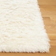 thumbnail image 4 of SAFAVIEH Casablanca Grozda Solid Wool Area Rug, Ivory, 3' x 5', 4 of 8