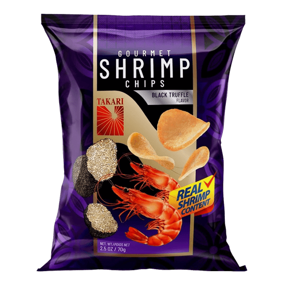 Takari Shrimp Chips - BLACK TRUFFLE (10 bags x70 g)