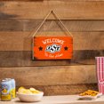 thumbnail image 4 of Oklahoma State Cowboys 6" x 11" Welcome Home Wood Wall Sign with Rope Hanger, 4 of 4
