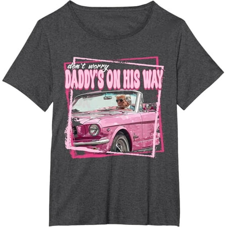 Taoarlpo Funny Daddy's Home Trump Pink 2024 Take America Back 2024 T-Shirt