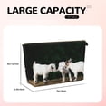 thumbnail image 4 of Picia Cute Goat Baby Printed Leather Travel Toiletry Bag,Cosmetic Organizer, Makeup Travel Bag, Durable Travel Pouch, Compact Toiletry Bag, Travel Accessories, 4 of 6