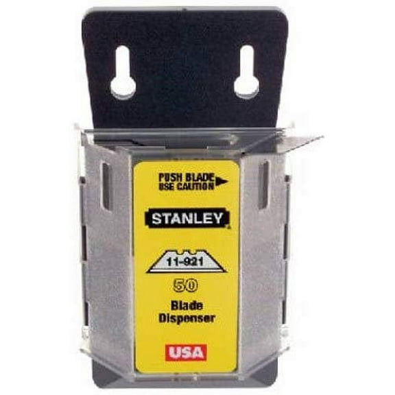 Stanley Replacement Blade Classic 1992 - Heavy Duty Utility Blade Dispenser - 100 Pack