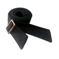 thumbnail image 4 of Cinturón ancho de cintura,Cinturón de mujer Cinturón ancho decorativo de lana,Cinturón de abrigo de doble cara Reemplazo de gabardina,Cinturón de abrigo de lana Cinturones tipo corsé Negro, 4 of 8