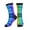 3 Black, variant on Women's Men's Glitter Live Colorful Novelty Pattern Crew Athletic Socks