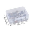 thumbnail image 4 of CIMAXIC 50Sets Jeans Buttons Replacement Kit Iron Tack Button Set Snap Button with Rivets and Plastic Storage Box for Denims Jeans Jackets,3.86"X2.76"X1.18", 4 of 4