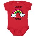 thumbnail image 3 of Inktastic I Love My Pap Pap Boys or Girls Baby Bodysuit, 3 of 5