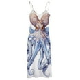 thumbnail image 5 of Octopus in The Mysterious Ocean Fine Art Sleeveless Dress Summer Dress Woman 2025, 5 of 7