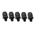 thumbnail image 3 of BOROCO 5 Piezas Adaptador De Aleación De Aluminio 6AN Rosca Hembra A 1/8 NPT Rosca Macho Adaptador Giratorio, 3 of 5