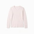 thumbnail image 5 of XuJwPNcy Men's T Shirts Long Sleeve Tops with Thumbhole Soft Casual V Neck Basic Tee(Beige,3X-Large), 5 of 7