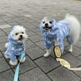 thumbnail image 7 of Harikaji Small Dog Raincoat, Four-Legged Full Coverage Dog Raincoat, Waterproof 4-Legs Dog rain Jacket, Cute Heart Adjustable Puppy Waterproof Clothes Blue 3XL, 7 of 7