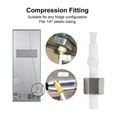 Refrigerator Water Line Kit Connection and Compression Ice Maker