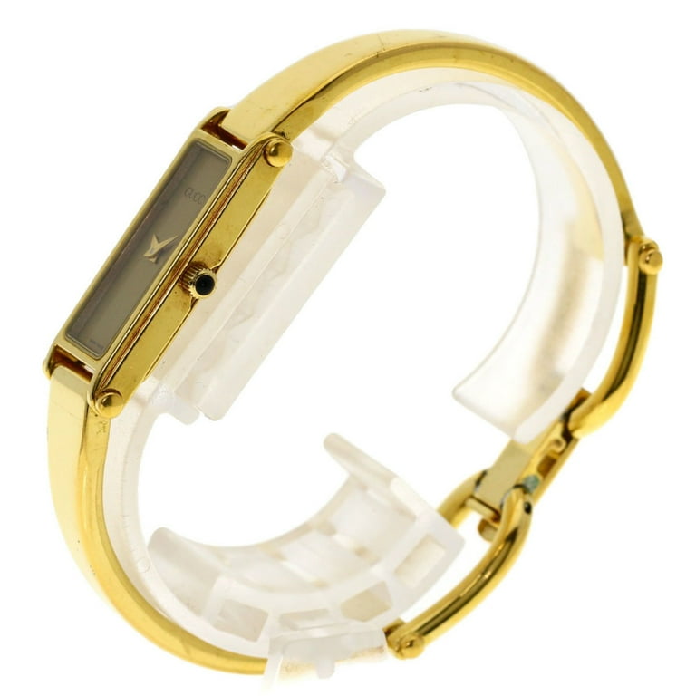 Pre-Owned Gucci 1500L Square Face Watch GP/GP Women's GUCCI (Fair