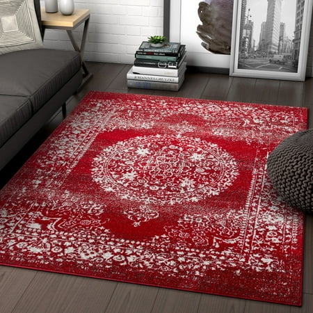 Medallion Traditional Wall Well Woven Serenity Mora Traditional 3'11