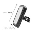 thumbnail image 3 of EeaseMX 1 juego de funda impermeable para teléfono móvil de motocicleta (negro), 3 of 7
