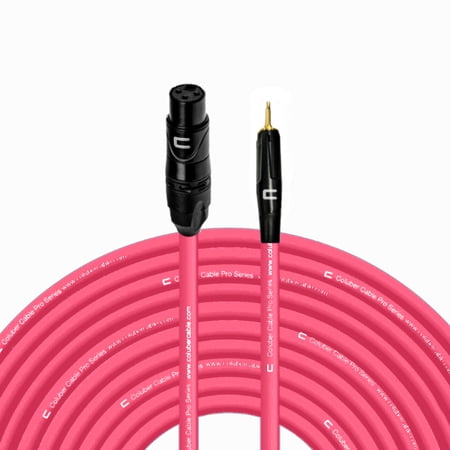 Coluber Cable Unbalanced XLR Female Cable to 3.5 TS Male - 3-Pin Connector