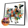 thumbnail image 2 of Kit Con Forma Especial Parcial 5D DIY Vaca 30x30cm, 2 of 7