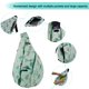 thumbnail image 5 of Mujeres Hombres Bolso bandolera floral con bolsillo con cremallera Mochila Bolso bandolera Eccomum Bolso bandolera, 5 of 7