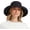 Black, variant on UVCoolix(TM) Cooling Sun Hat Women Ponytail Hole UPF 50+ Wide Brim Water Resistant Breathable Packable Hiking Beach