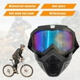 thumbnail image 6 of DEXIMRO Motorcycle Goggles, Windproof Dirt Bike Helmet Riding Goggles with Removable Face Mask, Motorcycle Accessories (Colorful), 6 of 6