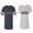 Men Navy / Women Heather, variant on Red Green King Queen Matching Couple Cotton Jerseys (Men Navy / Women Black) (Men S / Women S)
