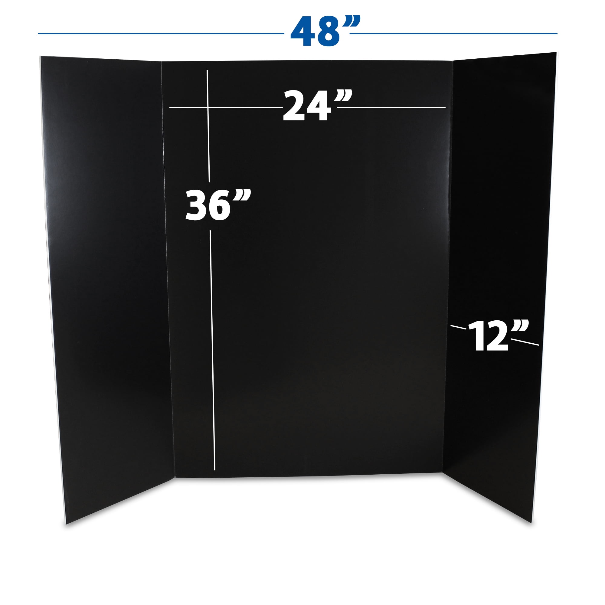 Flipside Products 36 x 48 Black Foam Project Board, Pack of 3