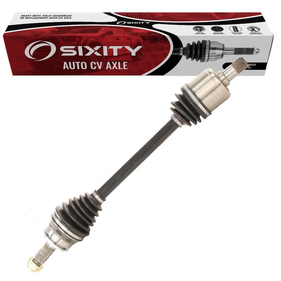Sixity Front Left CV Axle compatible with Honda Odyssey 2011-2017 - Driver Side Complete Axle Shaft Assembly