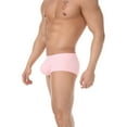 thumbnail image 4 of ZQUUVOU Men's Boxer Briefs Sequin Low Waist Night Club Underwear (Pink,M), 4 of 7