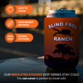 thumbnail image 5 of Blind Frog Ranch Can Cooler, Can Sleeve, Funny Drink Cooler, Drink Cover, Fun Beer Cooler, 5 of 5