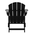 thumbnail image 5 of Afuera Living Coastal Outdoor Folding Poly Adirondack Chair (Set of 2) in Black, 5 of 6