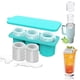 thumbnail image 2 of Silicone Ice-Cube Trays for Freezer 3 Hollow Cylinder Ice Molds A, 2 of 5