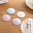 thumbnail image 3 of Rubber Door Wall Protector Pads | Shockproof Crash Pad Set | Self-Adhesive, Noise Reduction, Strong Gel | 5cm Diameter | White Blue Pink Purple | 4 Pack | Thickened Shakeproof Surface Guard, 3 of 5