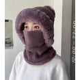 thumbnail image 2 of CoCopeaunts Beanie Hats for Women Fashion Winter Hat Beanie Knit Skull Cap Plush Beanies Hat Winter Beanies Hat with Pompom, 2 of 5