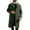 Green, variant on Aihuaihua Winter Jackets for Men Trench Coat Outdoor All Seasons Wear Men's Fall Winter Long Jackets Single Pea Coat Windbreaker Red XL