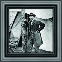 General Ulysses S. Grant, Presidential Images, Historical Picture Frame, 10x10 8541