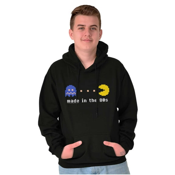 PACMAN Made in the 80s 1980s Kid Hoodie Sweatshirt Women Men Brisco Brands S