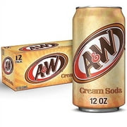 A&W Cream Soda, 12 .. fl oz cans, 12 .. pack