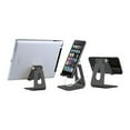 thumbnail image 2 of Pokanic Adjustable Multi-Angle Aluminum Charging Docking Station for Cell Phones and Tablets, Black, 2 of 8