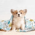 thumbnail image 4 of Rocae Gold Stars Blue Dots Pattern for Pet Blanket Dog Blanket Cat Blanket Soft Sleep for Small Medium Pet-Medium, 4 of 8