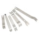 thumbnail image 3 of 6pcs Car Trim Removal Tool Kit Stainless Steel Solid Rustproof Universal Clip Pry Tools for Door Window Audio, 3 of 9