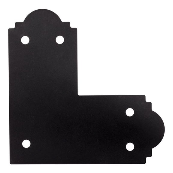 Outdoor Accents 6x6 Blk Zmax L Strap APL6 Pack of 8