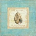 thumbnail image 2 of Brissonnet, Daphne 26x26 Black Ornate Wood Framed with Double Matting Museum Art Print Titled - Bijou de Mer II, 2 of 4
