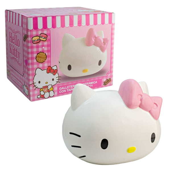 Galletero Decorativo Grande Ambient 21 Diseño Hello Kitty Sanrio 3D Con Tapa Hermética