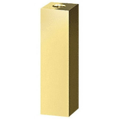 

CRL SQ1254BR Brass 1-1/4 Square Standoff Base 4 in Length