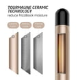 thumbnail image 3 of 1 Inch Curling Iron Professional Ceramic Tourmaline Coating Barrel Hair Curler, LCD Display with 9 Heat Setting(225F to 450F for All Hair Types, Glove, 3 of 5