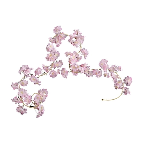 Fake Vines with Flowers 70.86 Inch Plastic Greenery Garland for Indoor Ceiling Decor Living Room Bedroom Wedding Home Decor Vines for Ornament Ac Duct Blocking Wrapping Housewarming Gift